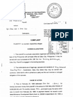 Sample Complaint Preliminary Attachment With Writ