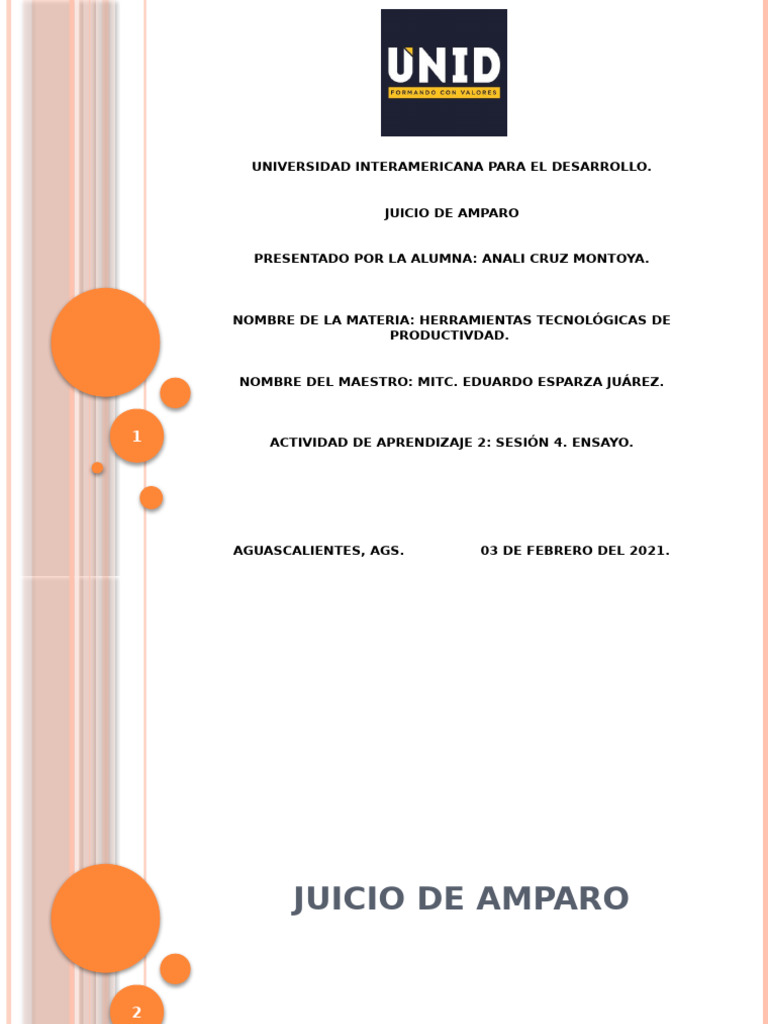 Juicio de Amparo en México | PDF | Caso de ley | Derecho Constitucional