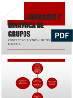 Roles, Liderazgo y Dinamica de Grupos