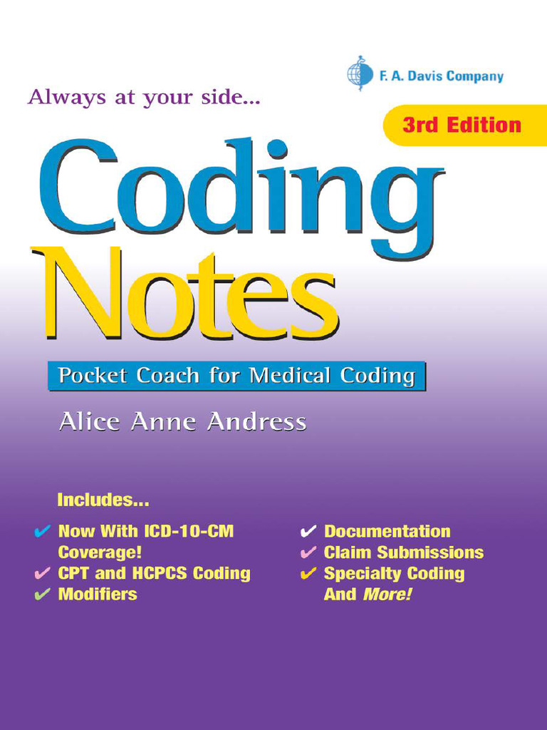 Alice Anne Andress - Coding Notes_ Pocket Coach for Medical Coding ...