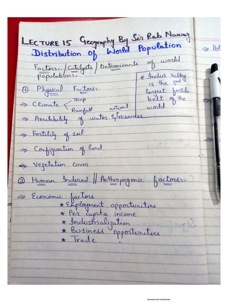 Geography - Lecture 15 | PDF