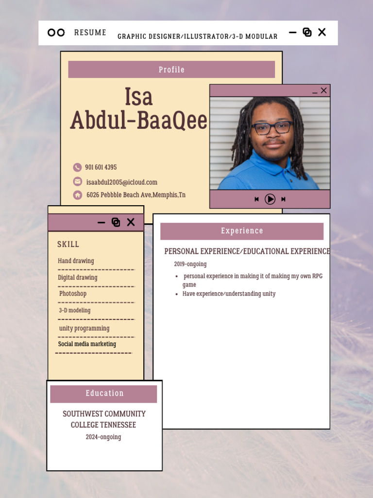 Graphic Designer & Illustrator Resume | PDF