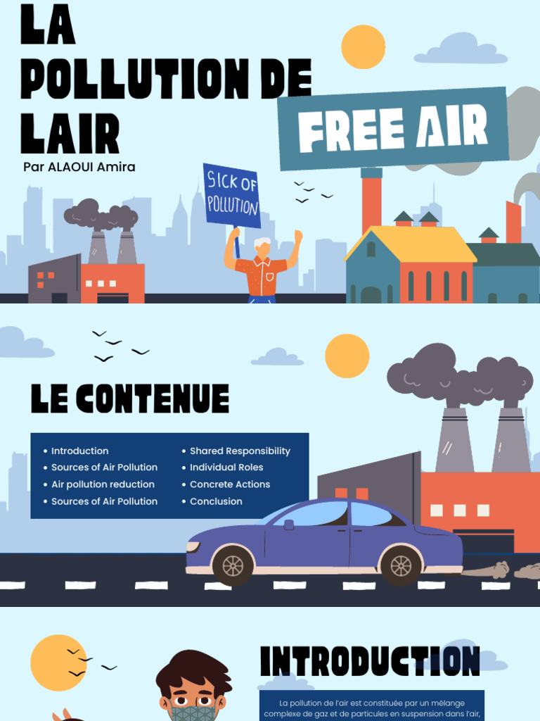 Réduire la Pollution de l'Air Ensemble | PDF | Pollution de l'air ...