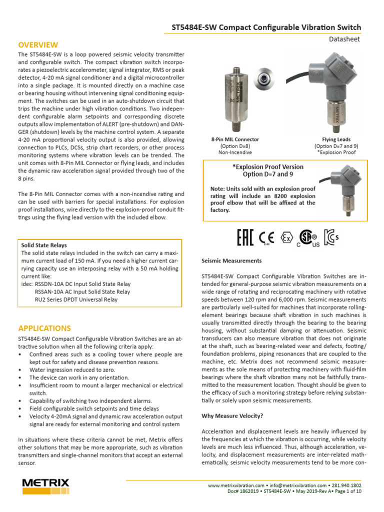 ST5484E-SW | PDF | Programmable Logic Controller | Root Mean Square