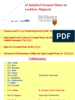 B. D. Gaulin- Frustrated and Satisfied Ground States in Pyrochlore Magnets