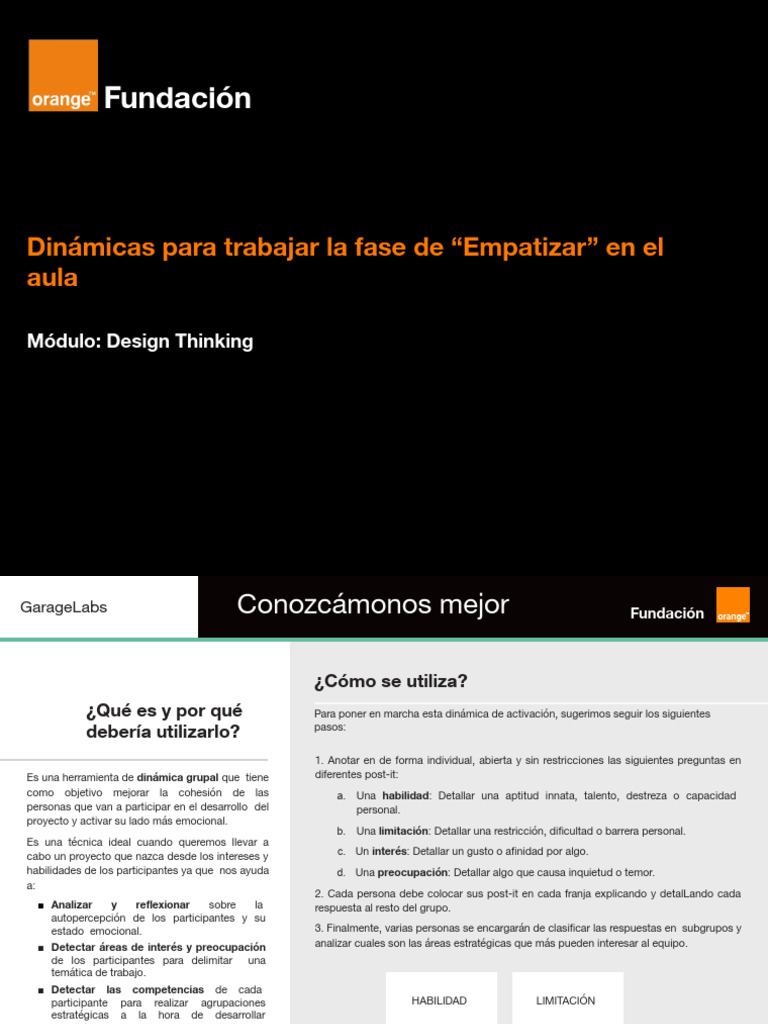 Dinámicas de Empatía en el Aula | PDF