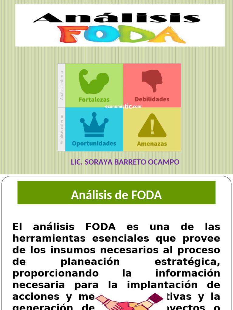 Análisis FODA para Estrategias Organizacionales | PDF | Análisis FODA ...