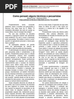 004 - Como pensam alguns técnicos e pecuaristas