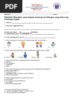 Grade 1 Quiz Makabansa Pdf