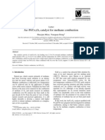 Au-Pt/Co O Catalyst For Methane Combustion: Letter