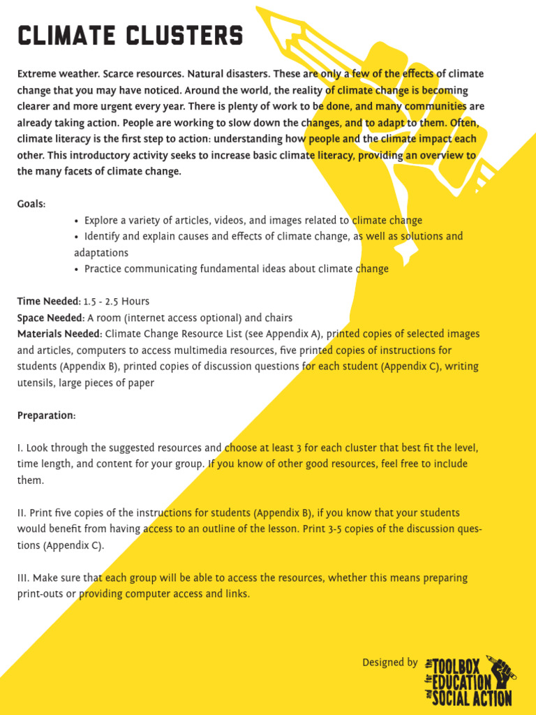 Cause effect an intro to climate change pdf climate change