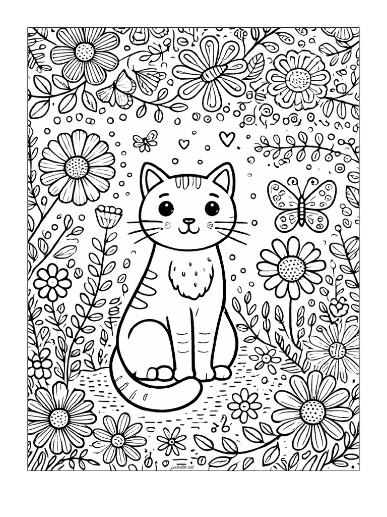 Coloring Cats 8213 | PDF