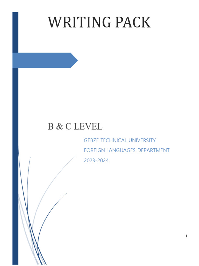 Writing Pack: B & C Level | PDF | Adolescence | Obesity