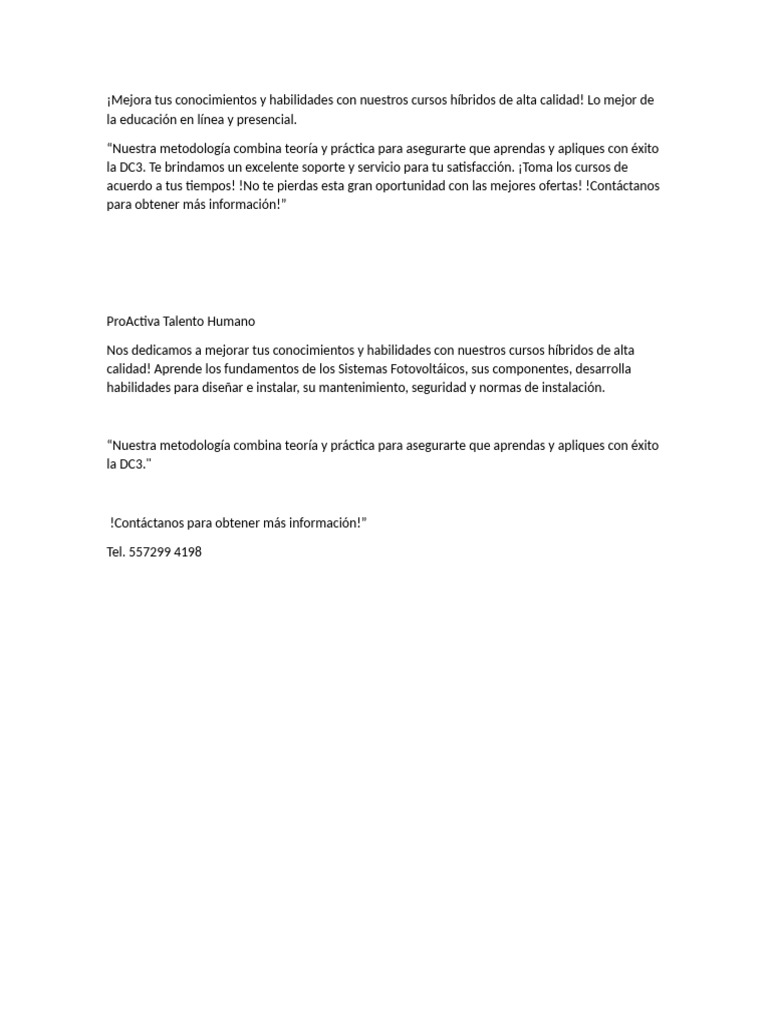 Texto de face y whats pdf