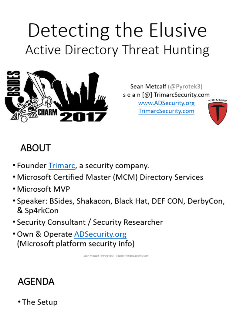 Active Directory Threat Hunting Guide | PDF | Microsoft Software | Software