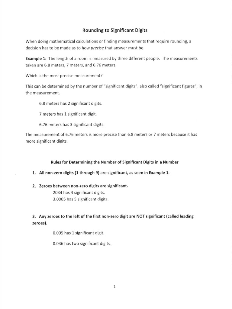 Ph Sig Fig Rules