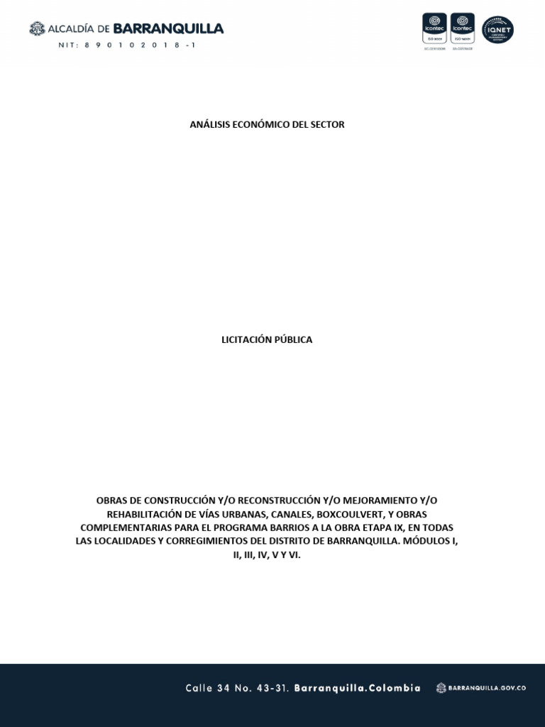 25.01.10 04. 10925 - Analisis Del Sector Barrios A La Obra Ix | PDF ...