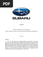 Download Subaru Case Study by Faye Sea SN81897776 doc pdf