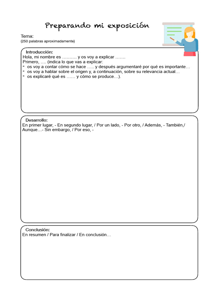 Ejemplo de exposición en español | PDF