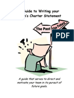 A Guide to Writing Your Team's Charter