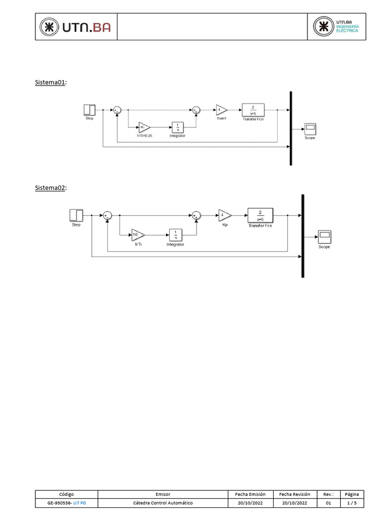 UTN 2022 TPU7 Control P0 Rev1 | PDF