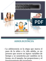 Alimentación Del Adolescente