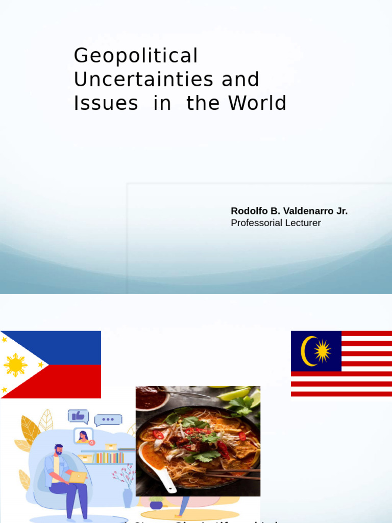 Geopolitics of The World | PDF | Capitalism | Singapore