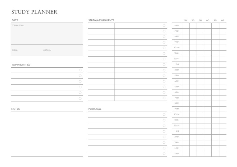 Study Planner2 | PDF