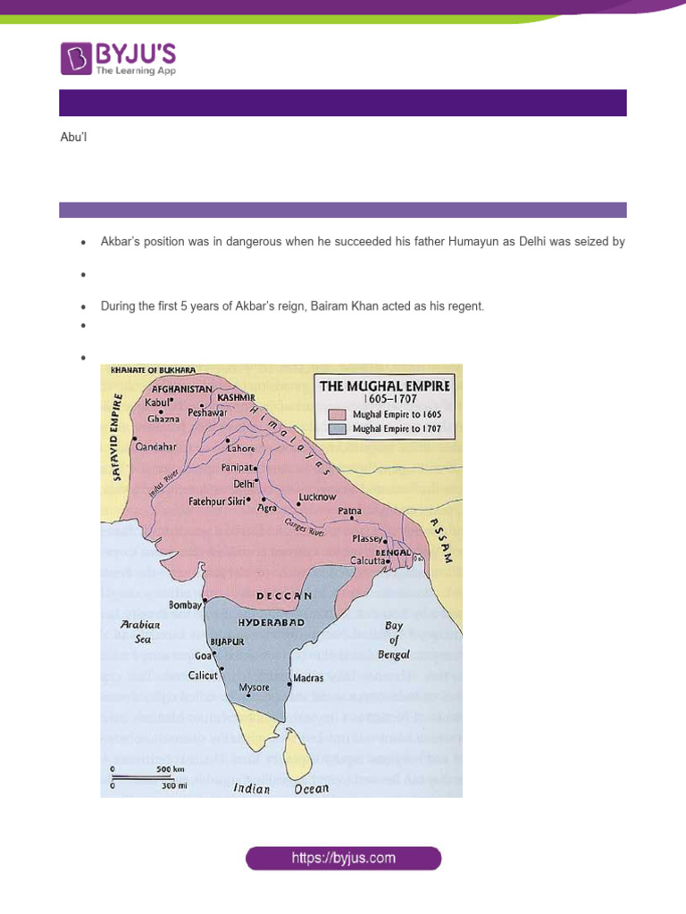 Akbar's Reign: Expansion and Policies | PDF | Mughal Empire