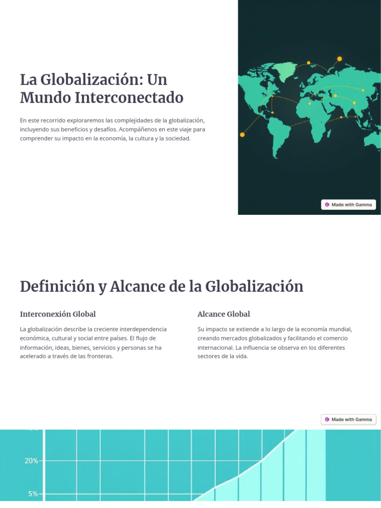 La Globalizacion Un Mundo Interconectado | PDF | Globalización ...