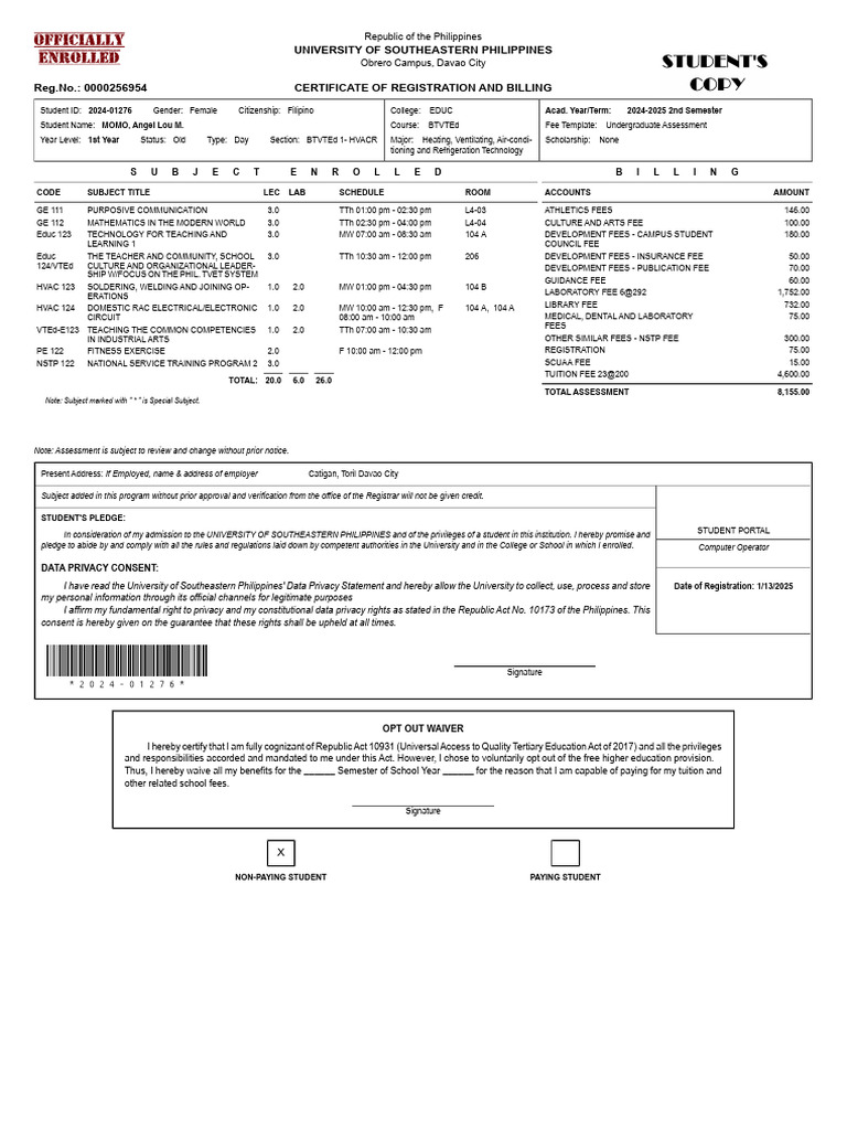 Certificate of Registration 256954 (1) | PDF