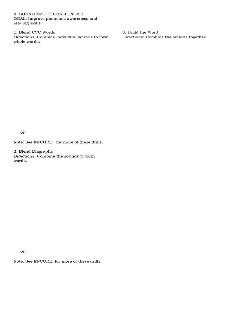 Phonemic Awareness Activities Guide | PDF | Artificial Intelligence ...