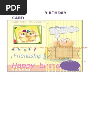 Birthday Card