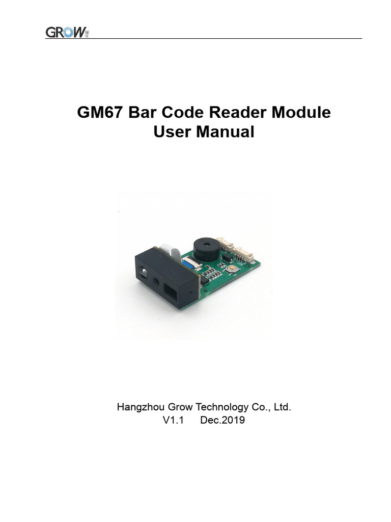 GM67 Barcode | PDF | Barcode | Computer Science