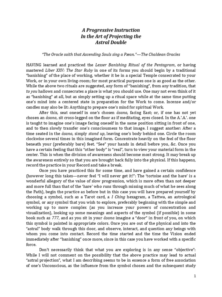 A Progressive Instruction | PDF | Ceremonial Magic | Spirituality