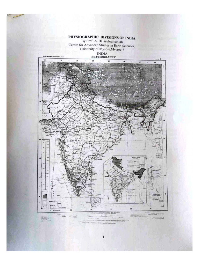 Physiographic Divisions Of India Pdf