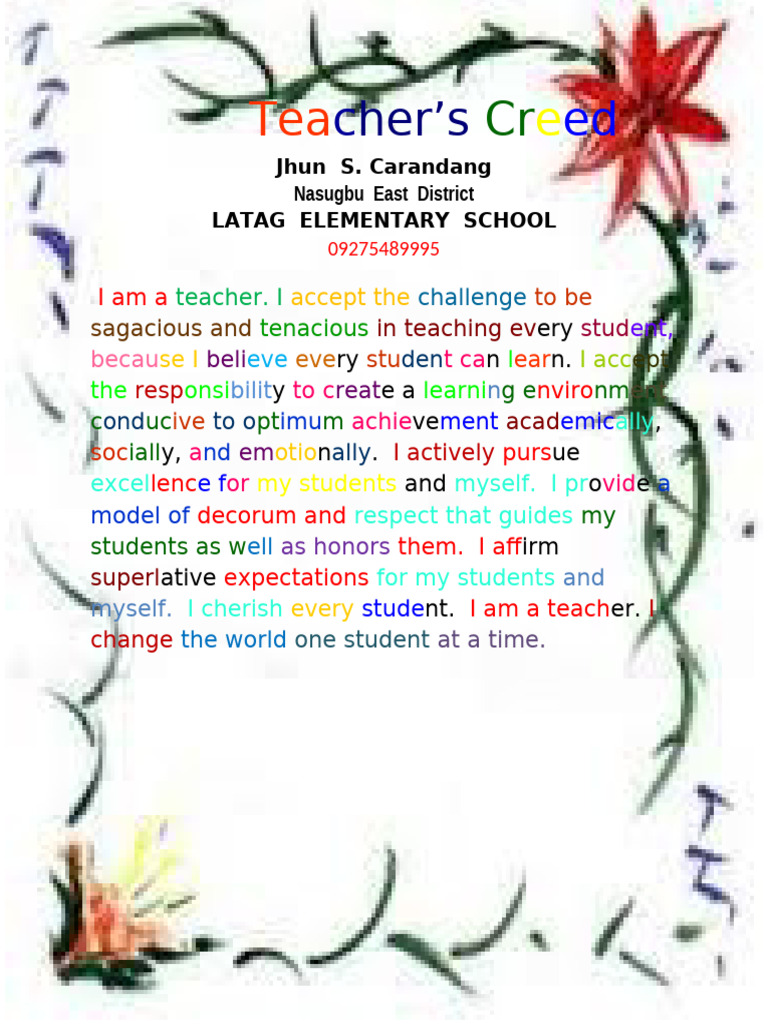 Teacher | PDF