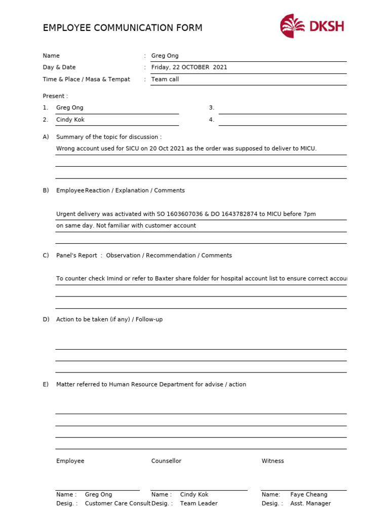 Employee Account Error Review | PDF