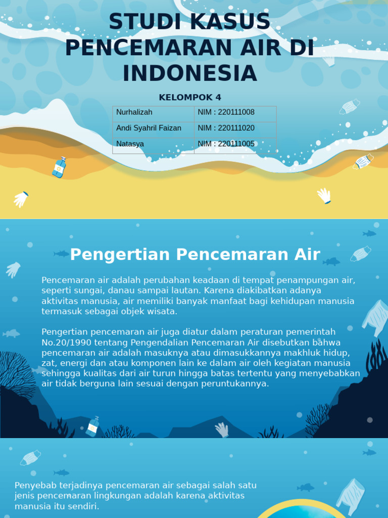 Pencemaran Air di Indonesia: Penyebab dan Solusi | PDF