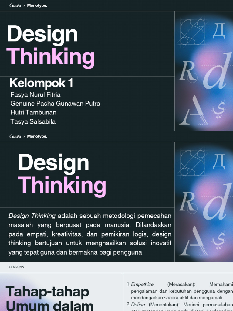 Design Thinking Kelompok 1 | PDF