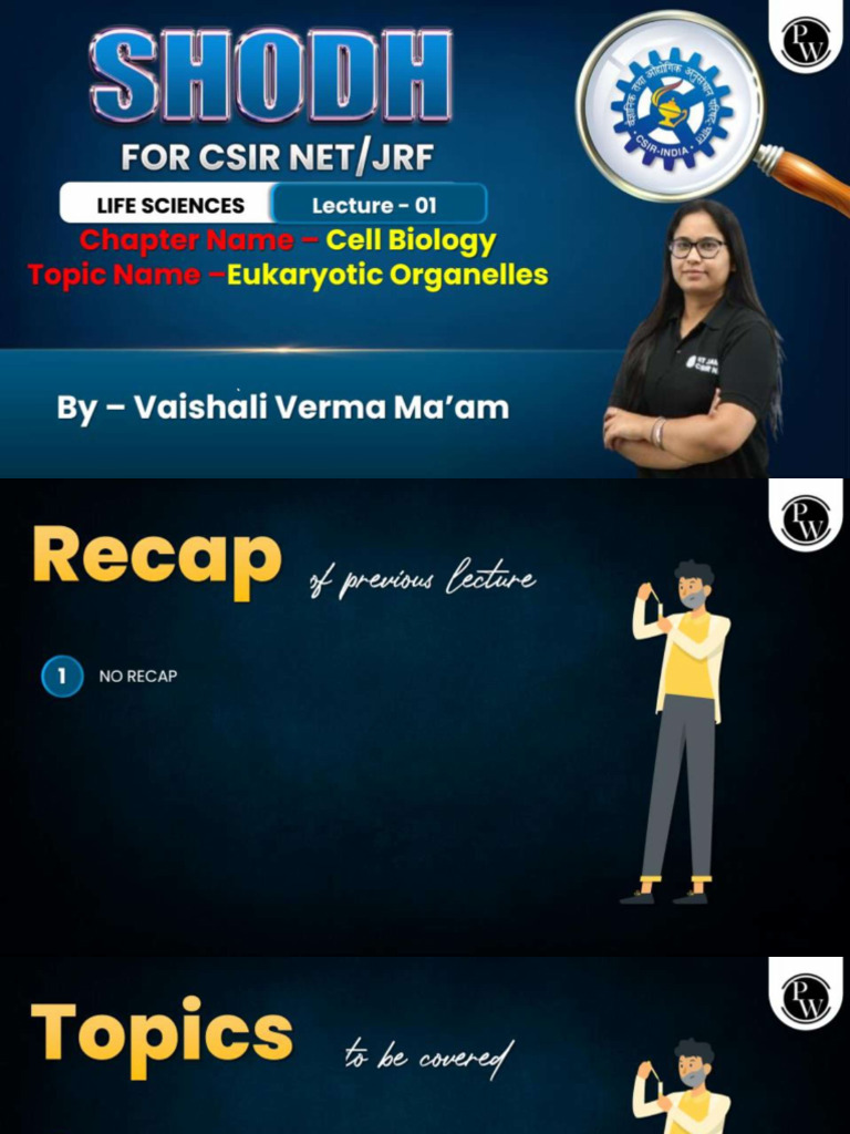 Cellular Organization 01 - Class Notes | PDF