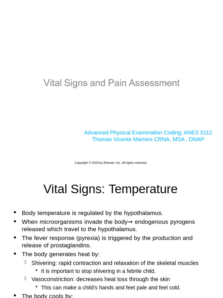 Dr. Thomas Vital Signs AndPain Assessment 23 SPT 24. | PDF | Pain ...