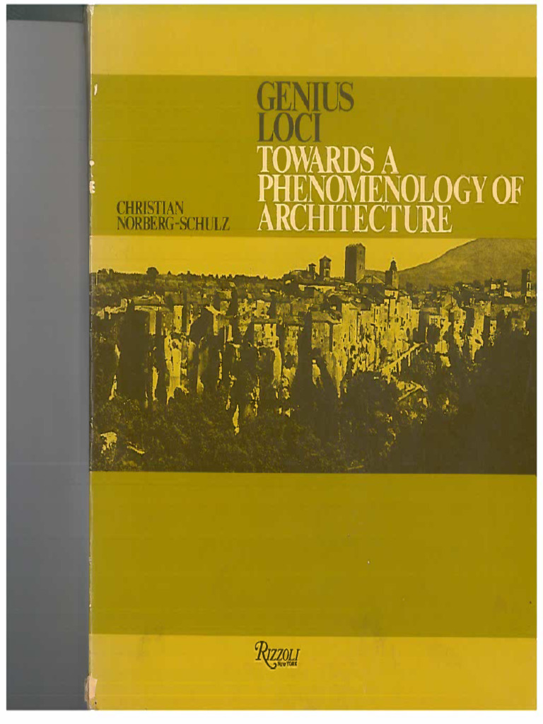 Norberg-Schultz, Christian, Genius Loci | PDF