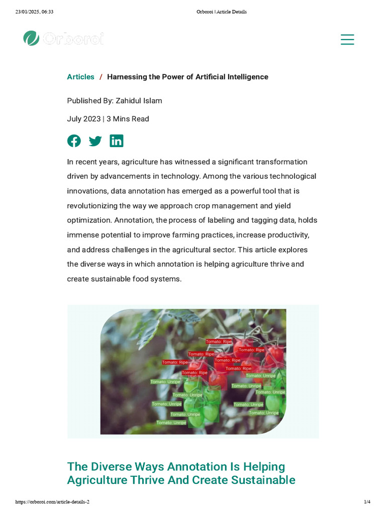 Orboroi - Harnessing The Power of Artificial Intelligence | PDF ...