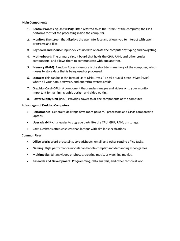 My desktop pdf