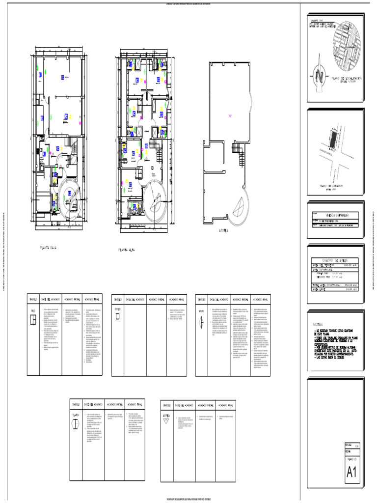 Planoa Acabados | PDF | Hormigón | Materiales de construcción