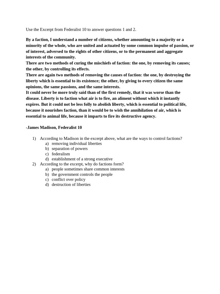 Unit+5+Test | PDF | Campaign Finance In The United States | Citizens ...