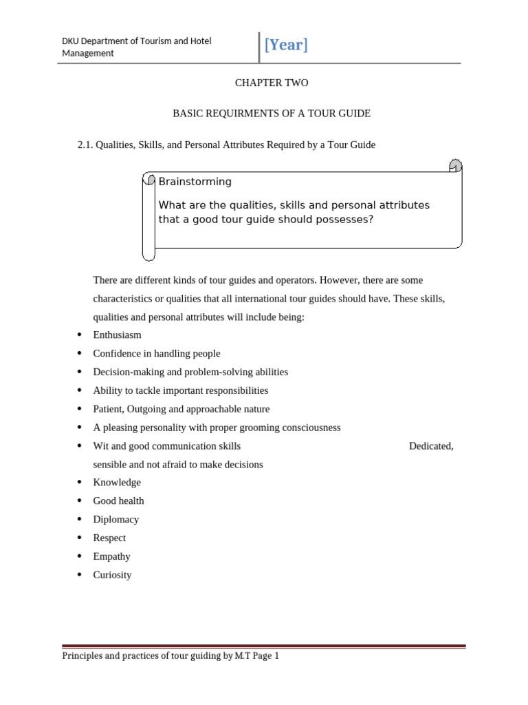 Guide 2 | PDF | Tourism