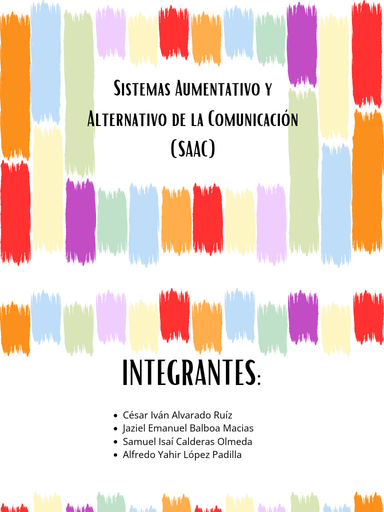 Sistemas Aumentativos y Alternativos SAAC | PDF | Comunicación ...