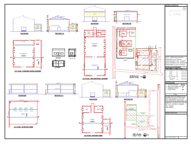 Factory Shed Layout and Extension Plan | PDF